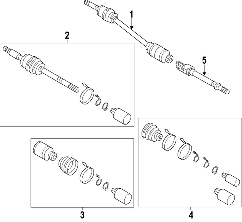 Sonata AXLE SHAFTS & JOINTS
