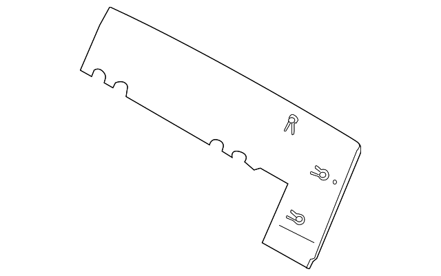 89605-7S000 Деталь BACK PANEL