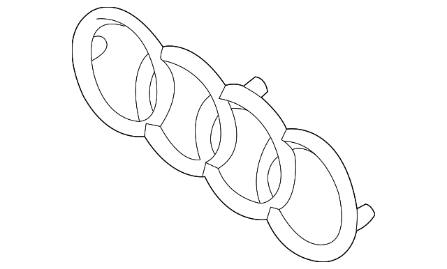8N0-853-605 Деталь EMBLEM