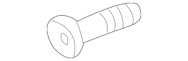 11609886 Деталь BELT & RETRACTOR BOLT, LEFT