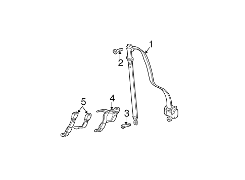 Tahoe REAR SEAT BELTS 2