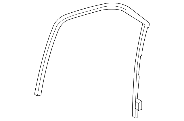 22803683 GLASS W'STRIP, RIGHT