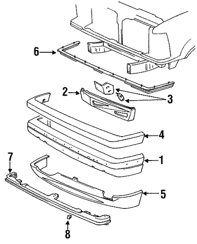 Navajo BUMPER & COMPONENTS - FRONT