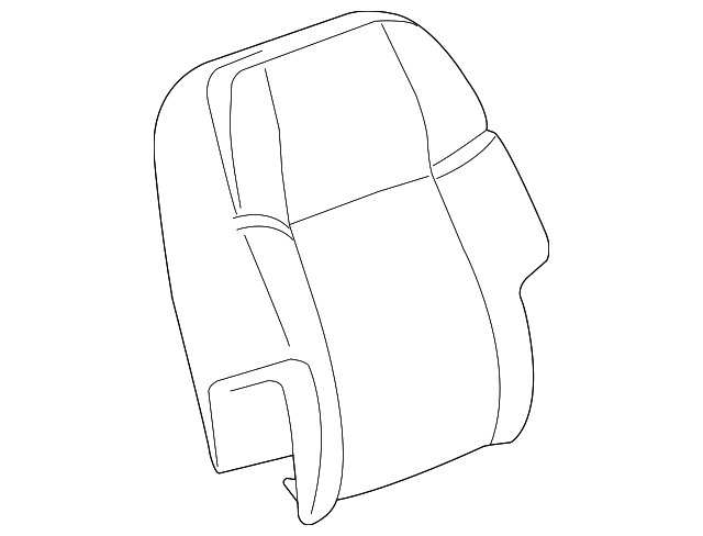 89046352 Деталь SEAT BACK PAD, LEFT