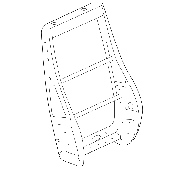 89043056 Деталь SEAT BACK FRAME, LEFT
