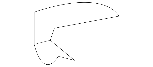 4L3Z-1651728-AA Деталь REAR MOLDING, RIGHT