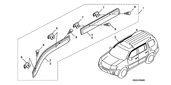 ACCESSORIES/DOOR VISORS for 2013 Honda PILOT #1