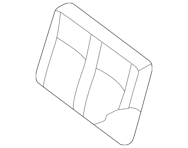 88670-1PC0A Деталь SEAT BACK COVER, LEFT