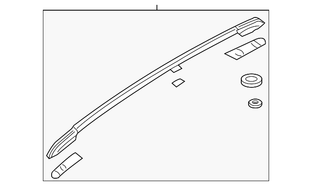 7822085Z00 Деталь ROOF RACK, LEFT