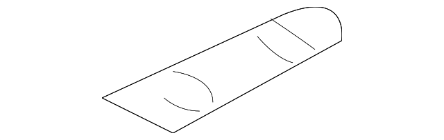7821385Z00 Деталь ROOF RACK PAD, RIGHT