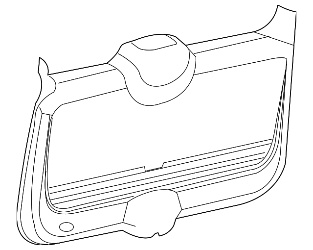 XC23BDAAA Деталь TRUNK LID TRIM