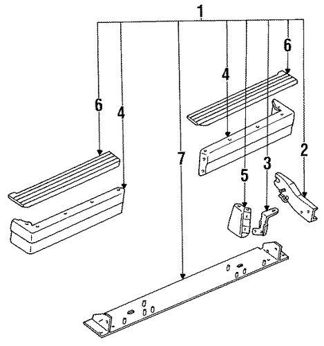 B2200 BUMPER & COMPONENTS - REAR