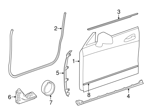 CLS63 AMG S DOOR & COMPONENTS 2