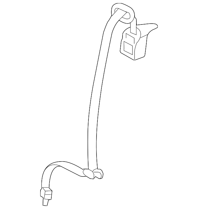 89820-2D550-LT Деталь BELT & RETRACTOR, RIGHT