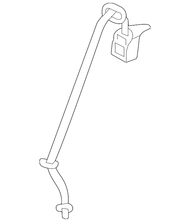 89810-2D550-LT Деталь BELT & RETRACTOR, LEFT