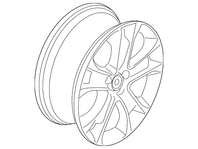 CJ5Z-1007-E Деталь WHEEL, ALLOY