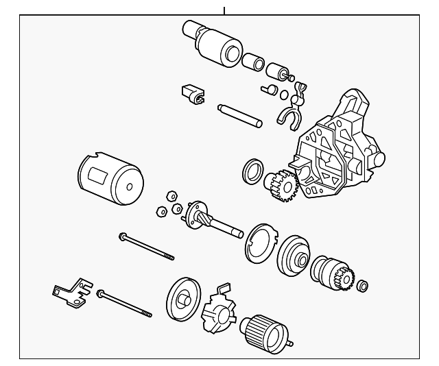 31200-RJE-A01 Деталь STARTER MOTOR ASSY. (MHG024) (MITSUBISHI