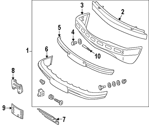 190D BUMPER ASSEMBLY