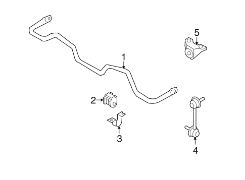FX35 STABILIZER BAR & COMPONENTS