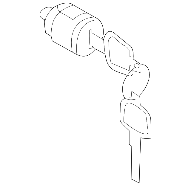 F8632-1AA0A Деталь CYL & KEYS