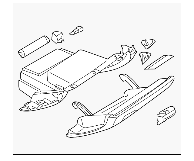 68102-1AA3A Деталь GLOVE BOX