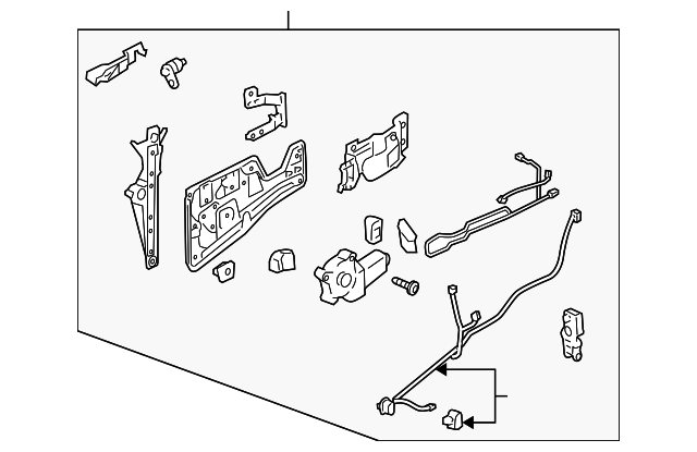 8335078J21 Деталь LOCK MODULE, LEFT