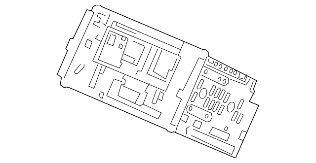 39173-TG7-A71 Деталь BLACK-BOX ASSY., BASE (PANASONIC)