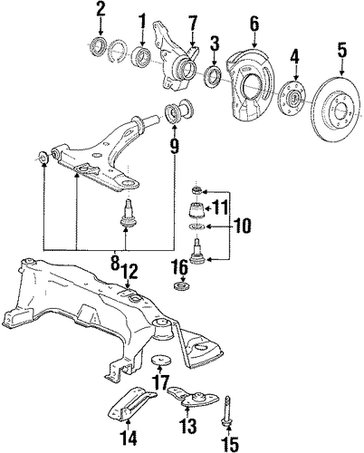Sonata SUSPENSION COMPONENTS