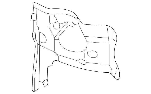 625210W000 Деталь SIDE SUPPORT, LEFT