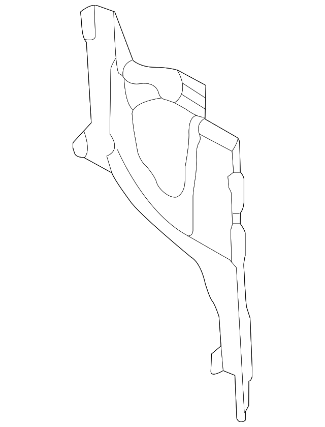625200W000 Деталь SIDE SUPPORT, RIGHT