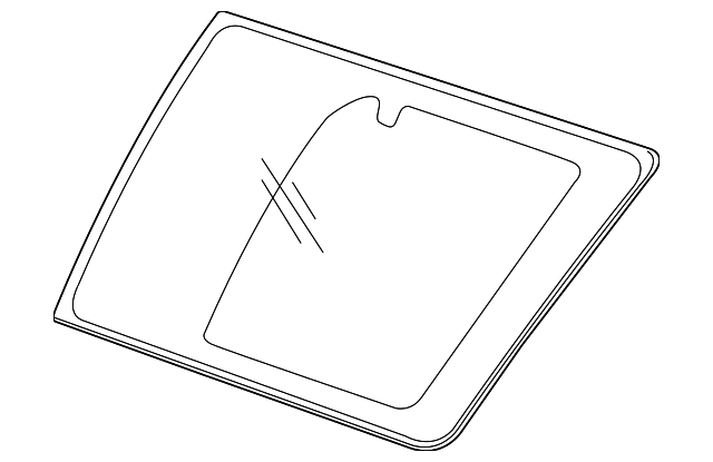 23220275 Деталь QTR GLASS, RIGHT