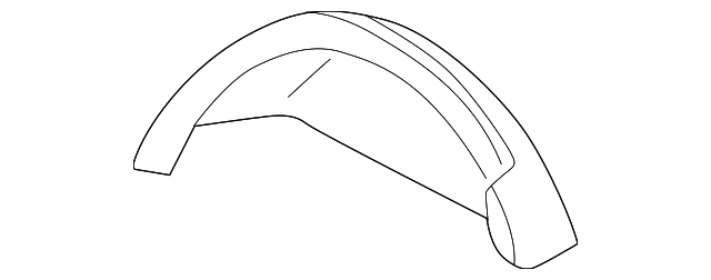 F75Z7827886AC Деталь WHEELHOUSE PANEL, RIGHT