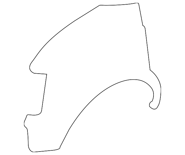 15985907 Деталь FENDER, LEFT