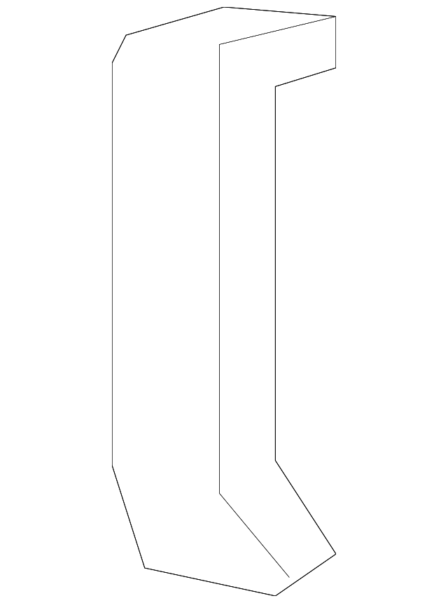 23157763 Деталь EXTENSION PANEL BRACKET, RIGHT