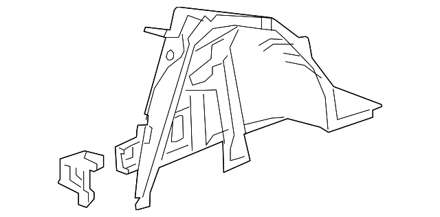 23331879 Деталь INNER WHEELHOUSE, LEFT
