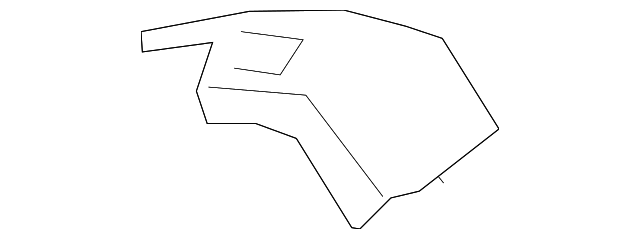 22999594 Деталь INNER WHEELHOUSE EXTENSION, LEFT