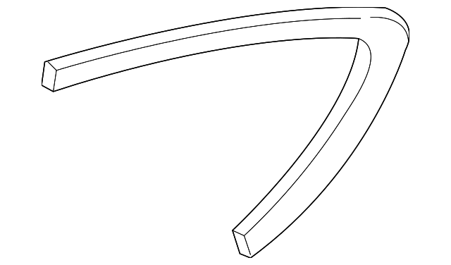4G8-853-346-A-2ZZ Деталь WINDOW MOLDING, RIGHT
