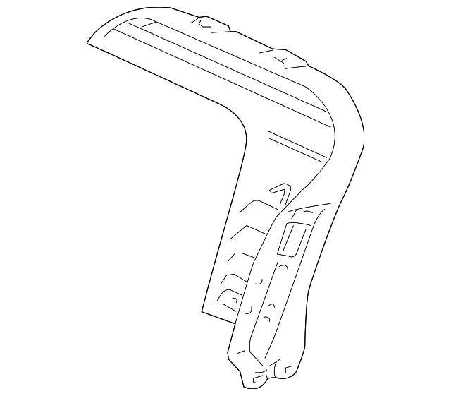 MR595805 Деталь SEAT BACK FRAME, LEFT