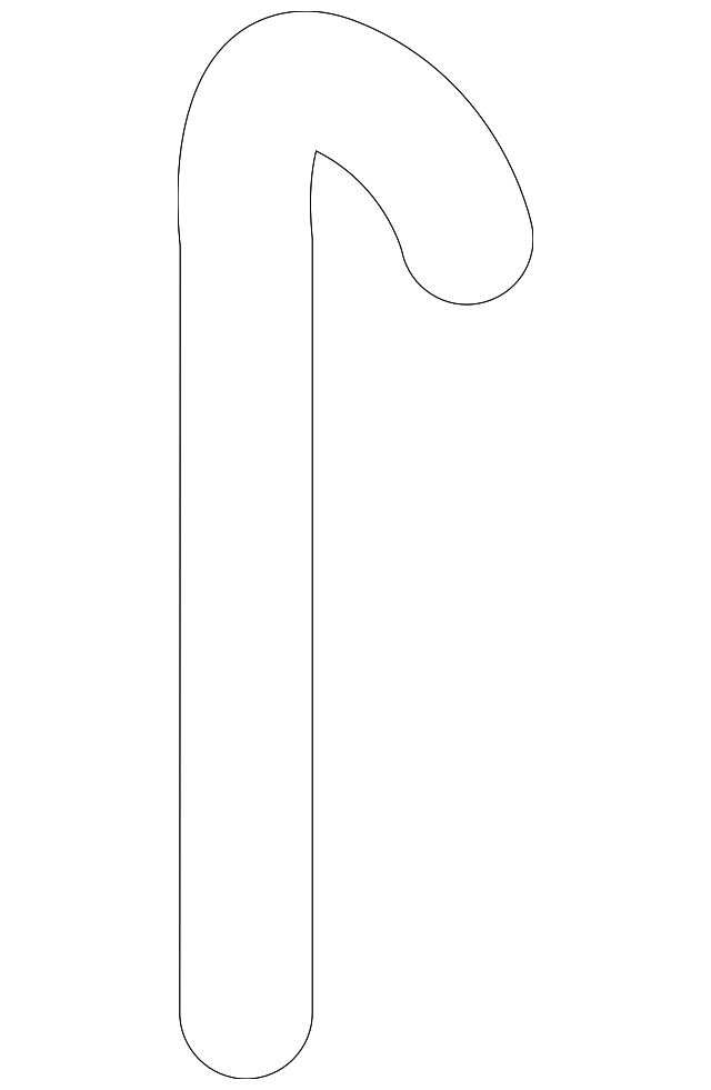 15222324 CONTROL ROD, RIGHT