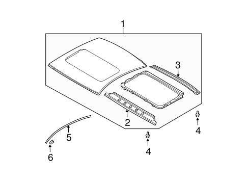 G35 EXTERIOR TRIM - ROOF 2