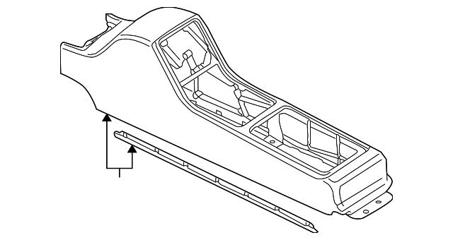 4E4-863-242-C66 Деталь CONSOLE