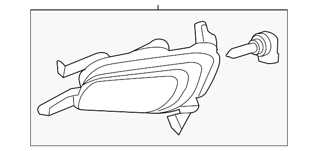 92201-2T550 Деталь FOG LAMP ASSY, LEFT