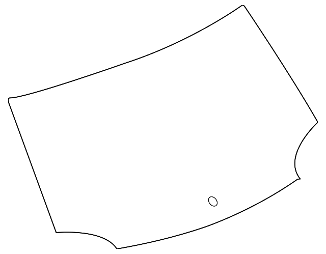22847278 Деталь LIFT GATE GLASS