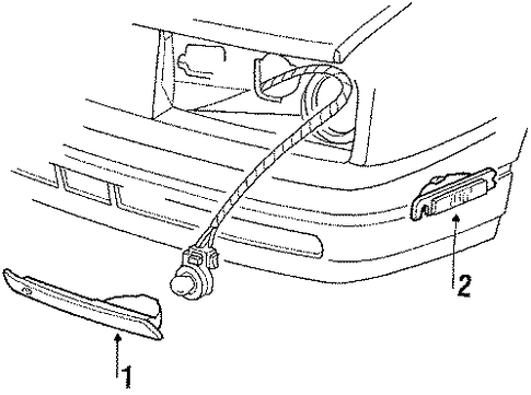 Allante PARK & SIDE MARKER LAMPS