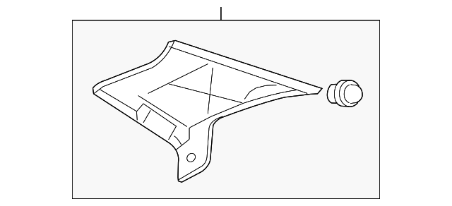 62471-52250-B0 Деталь UPPER QTR TRIM, RIGHT
