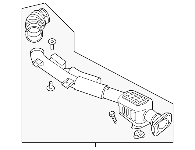 16554-EA000 Деталь AIR INLET ASSY