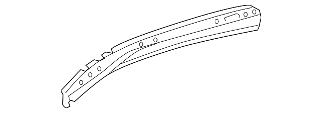 61203-02080 Деталь RAIL REINF, RIGHT