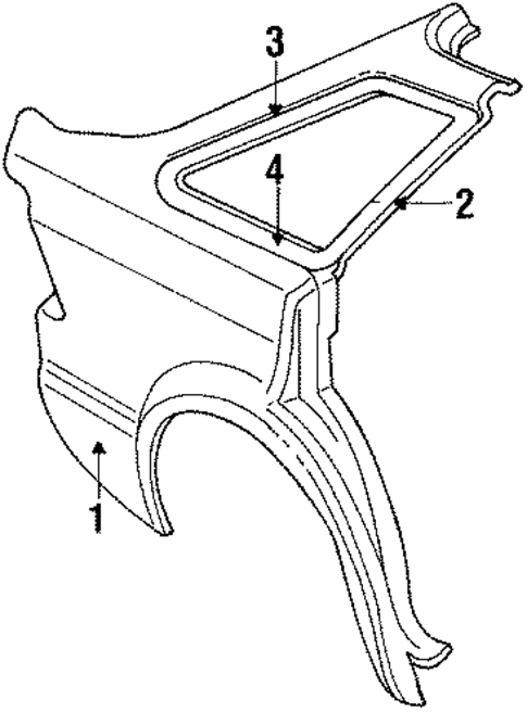 Escort QUARTER PANEL & COMPONENTS