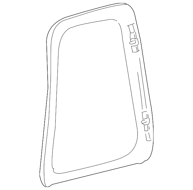 F87Z-9829710-AA Деталь FRONT GLASS, RIGHT