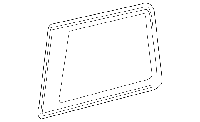 1L2Z-9829710-AA Деталь REAR GLASS, RIGHT